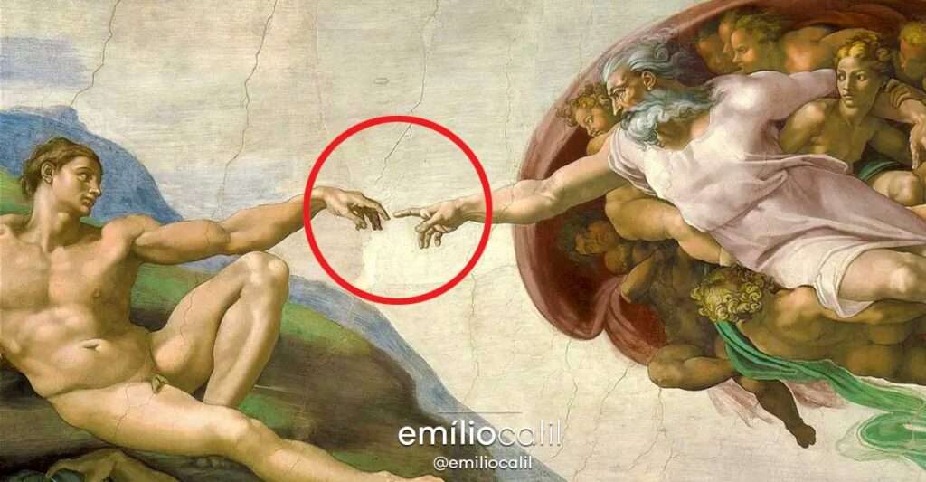 Descubra o significado por trás da Criação de Adão de Michelangelo